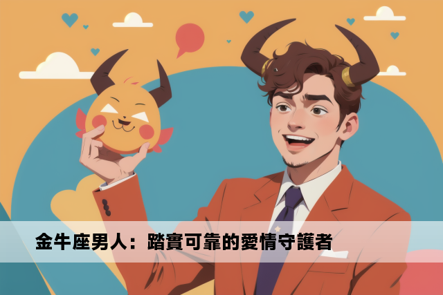 金牛座男人：踏實可靠的愛情守護者