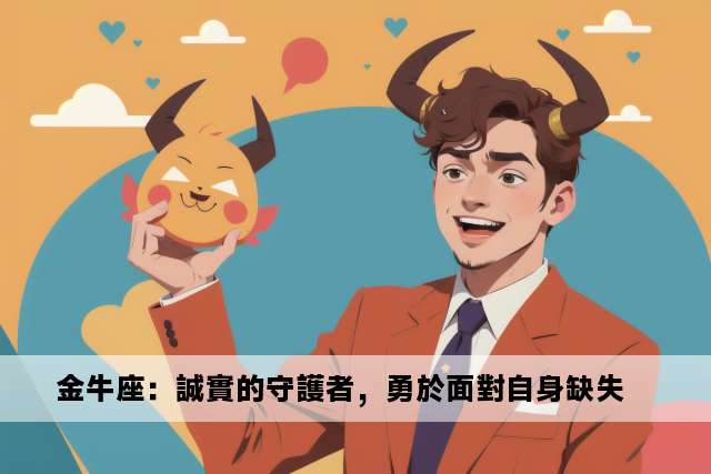 金牛座：誠實的守護者，勇於面對自身缺失