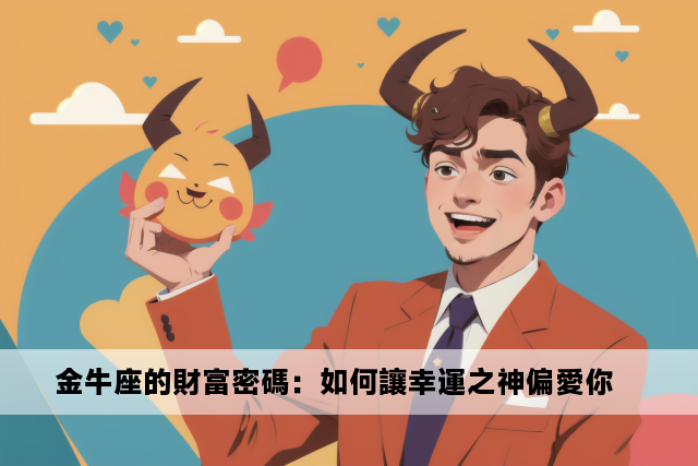 金牛座的財富密碼：如何讓幸運之神偏愛你