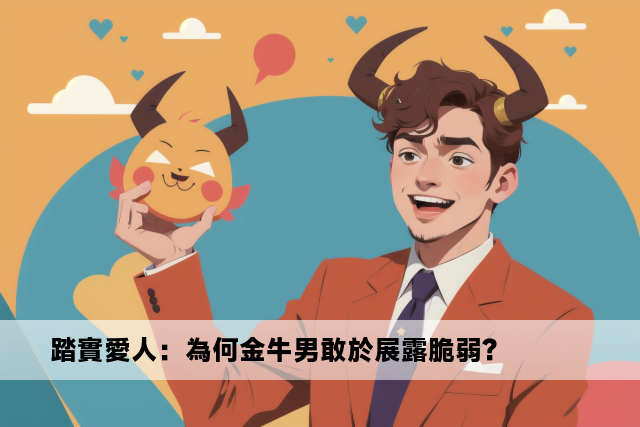 踏實愛人：為何金牛男敢於展露脆弱？