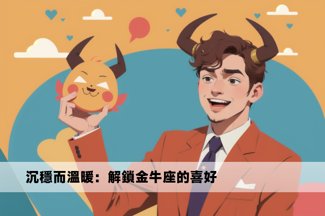 沉穩而溫暖：解鎖金牛座的喜好